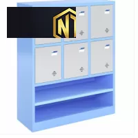 TỦ MẦM NON MÀU XANH